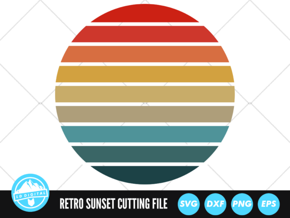 Reviewing Retro Vintage Sunset SVG for Real Embroidery